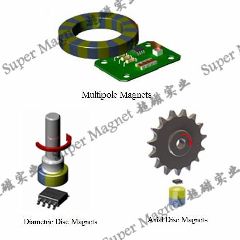LMSM S1684C White Rectangular Replacement Magnet for Proximity Sensors 