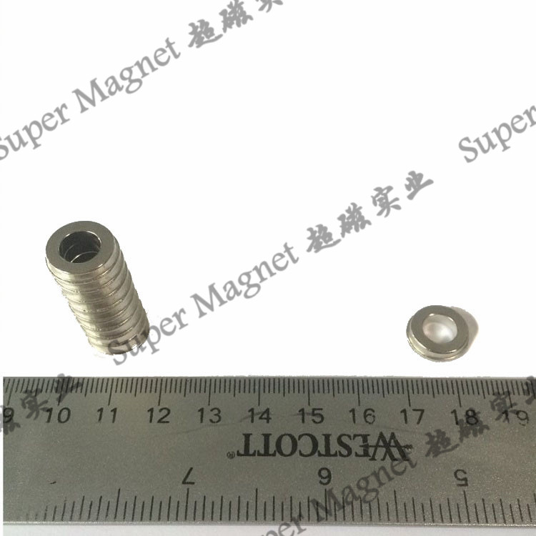 NH12.4*7.2x3.8mm Sintered NdFeB magnets Grade N35