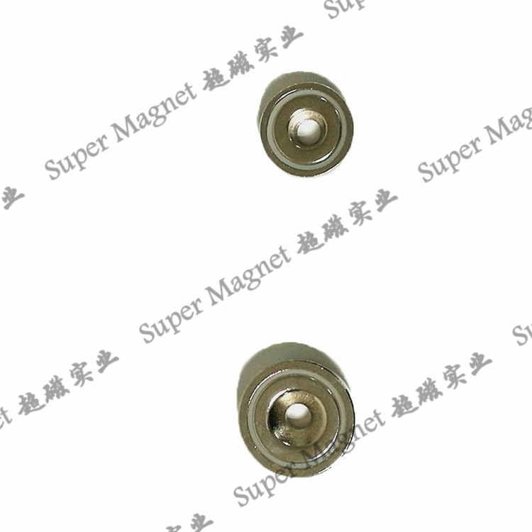  POT-B20 pot magnet staight hole type