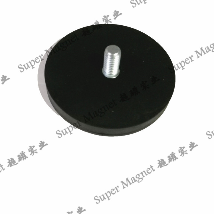 POT-K66 pot magnet rubber coated type