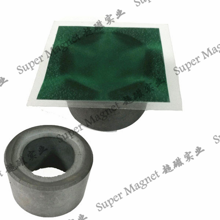  FR45*27*29 mm  hard ferrite magnets  6 poles