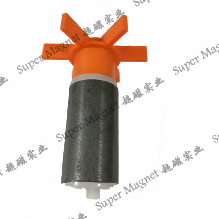 AF18.2*35mm  hard ferrite magnetic rotor  diametrical magnetization 