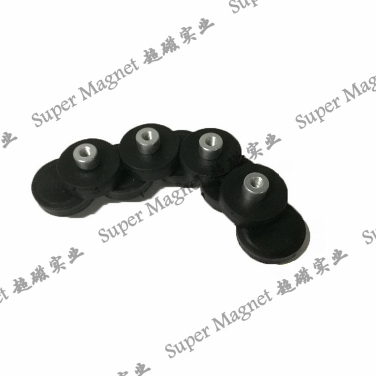 POT-K22 pot magnet rubber coated type